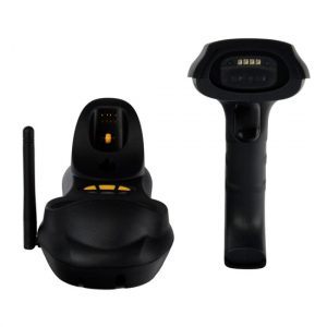 Escáner de código de barras inalámbrico portátil de imágenes de 433 MHz